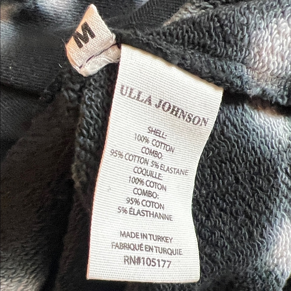 Ulla Johnson Black and White Tie-Dye Top - Picture 3 of 4